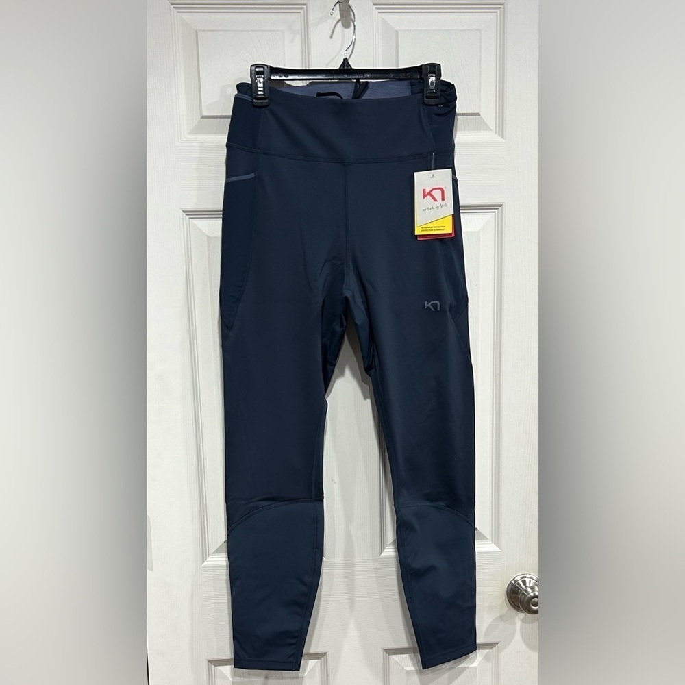 Kari Traa Women’s Medium Voss Tights UPF 40+ Royal Blue NWT Fast Drying Fabric